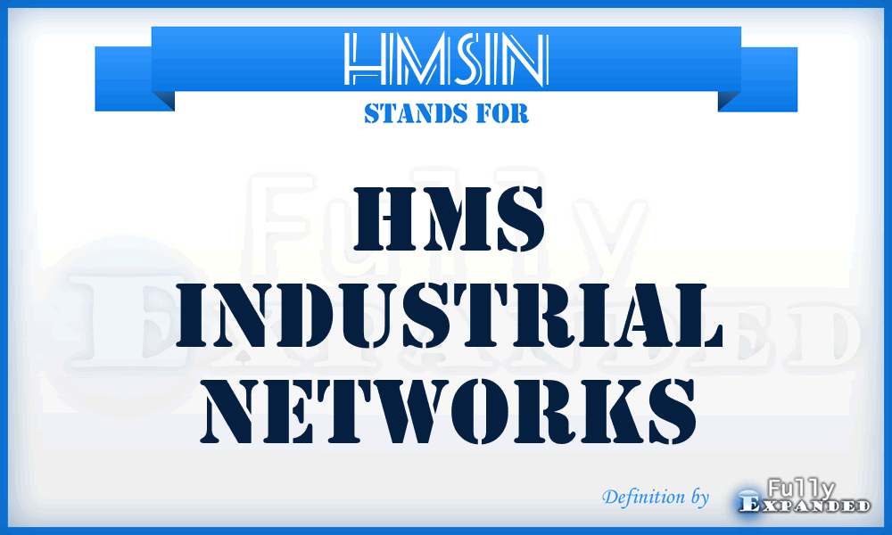 HMSIN - HMS Industrial Networks