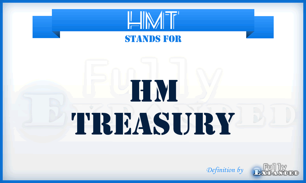 HMT - HM Treasury