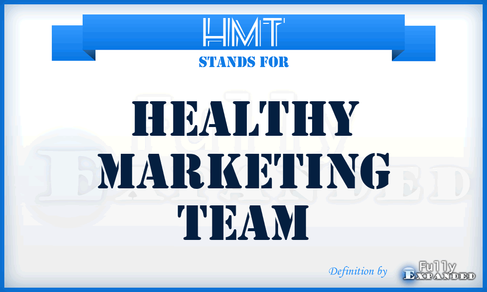 HMT - Healthy Marketing Team