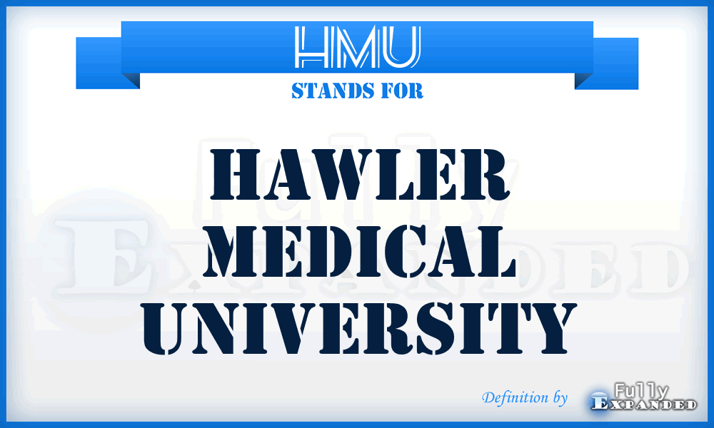 HMU - Hawler Medical University