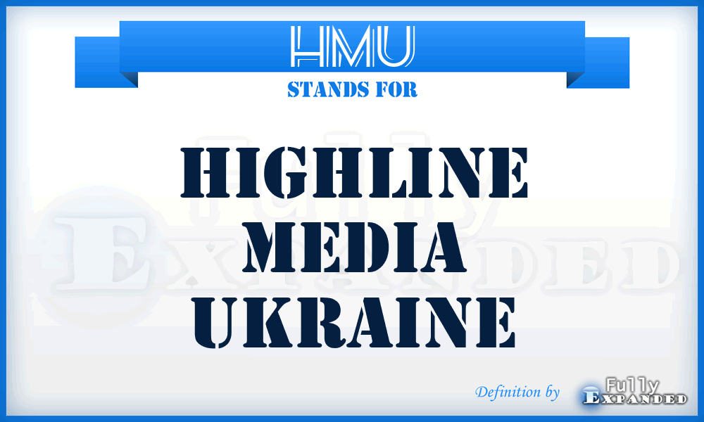 HMU - Highline Media Ukraine