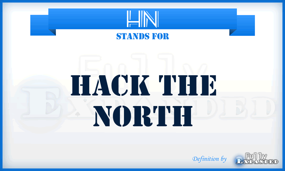 HN - Hack the North