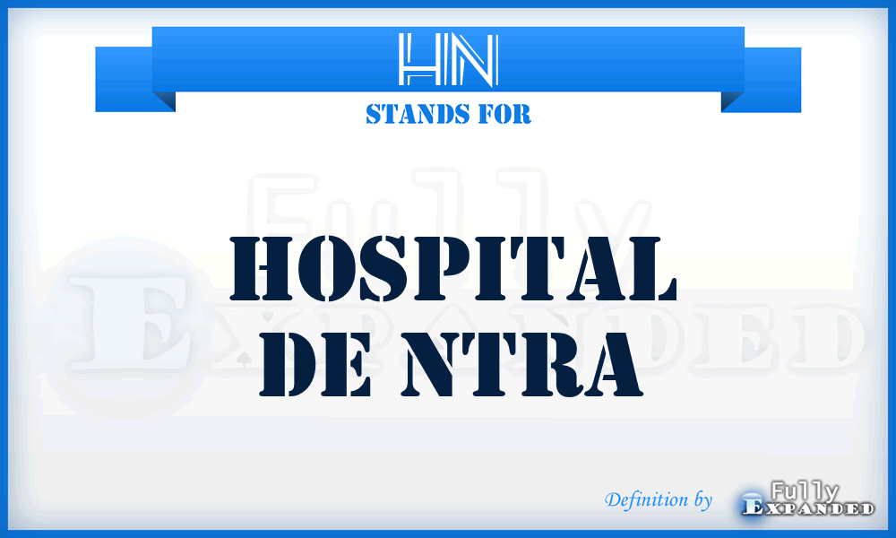 HN - Hospital de Ntra