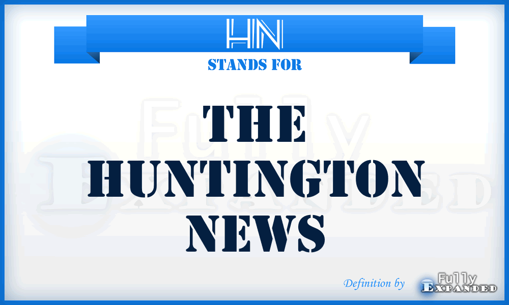 HN - The Huntington News