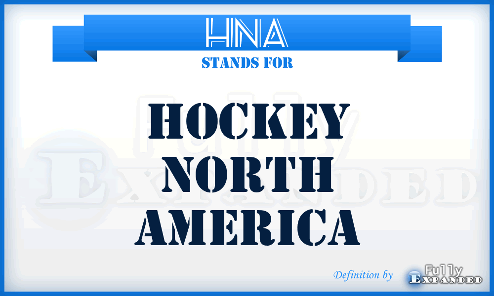 HNA - Hockey North America