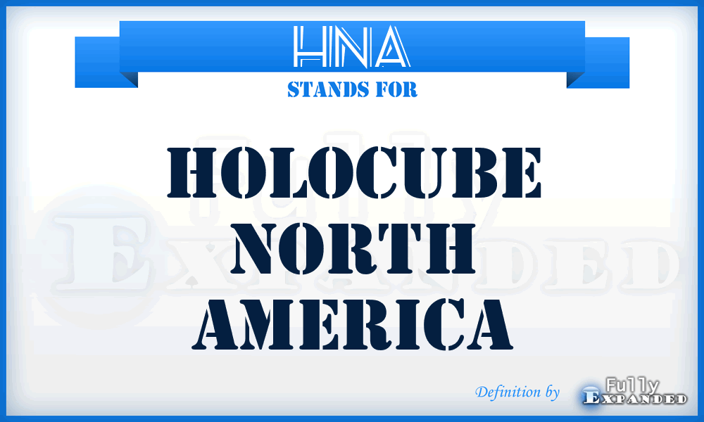 HNA - Holocube North America