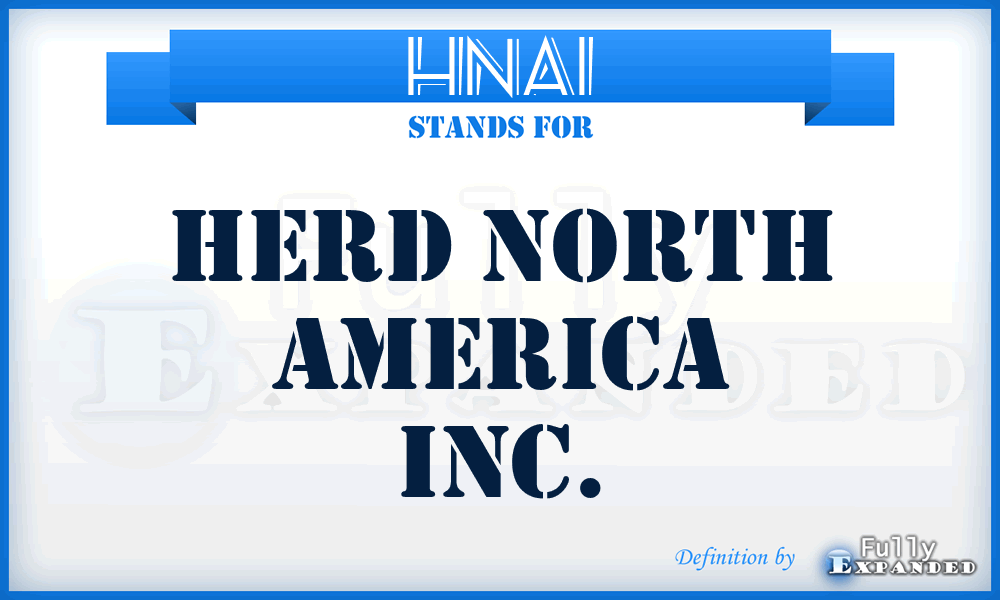 HNAI - Herd North America Inc.