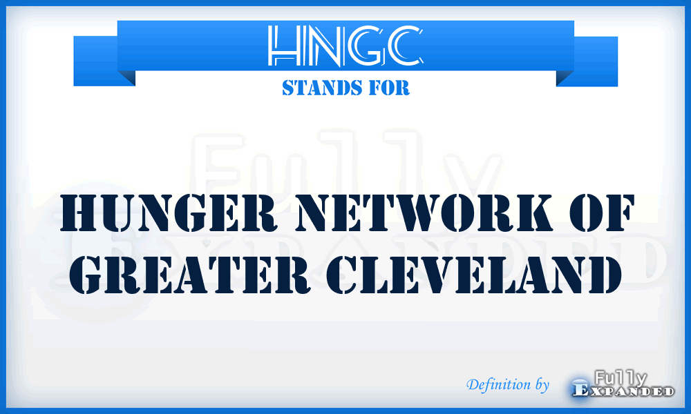 HNGC - Hunger Network of Greater Cleveland