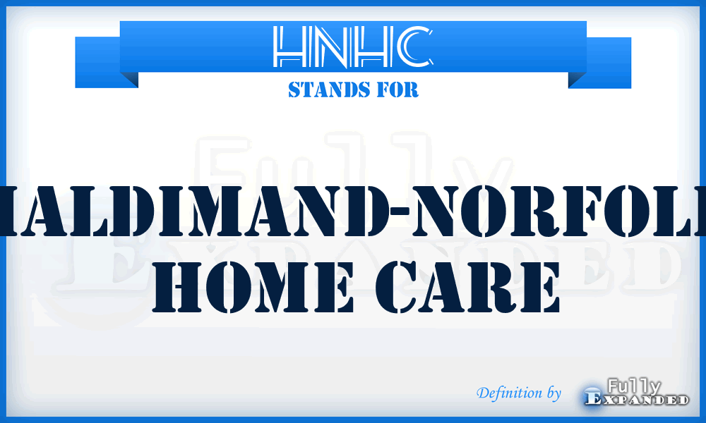 HNHC - Haldimand-Norfolk Home Care