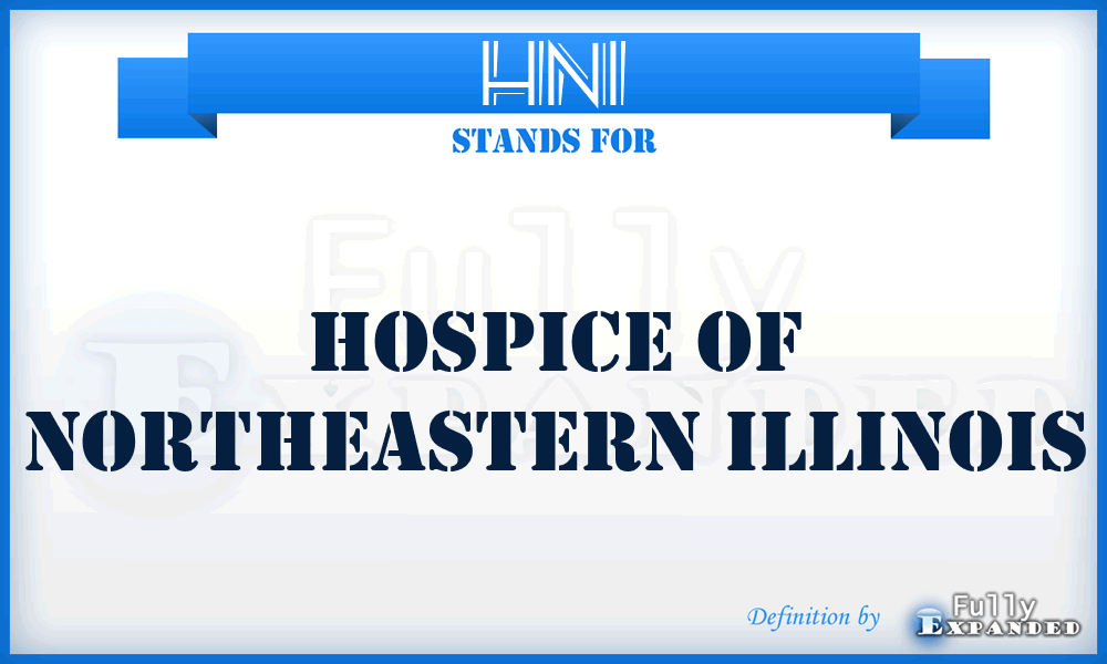 HNI - Hospice of Northeastern Illinois