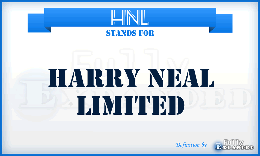 HNL - Harry Neal Limited