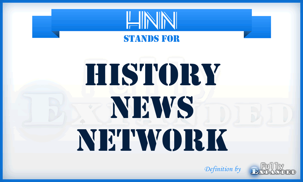 HNN - History News Network