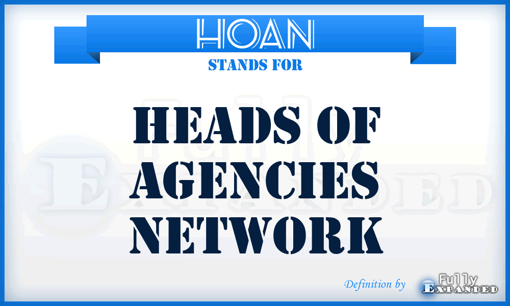 HOAN - Heads of Agencies Network