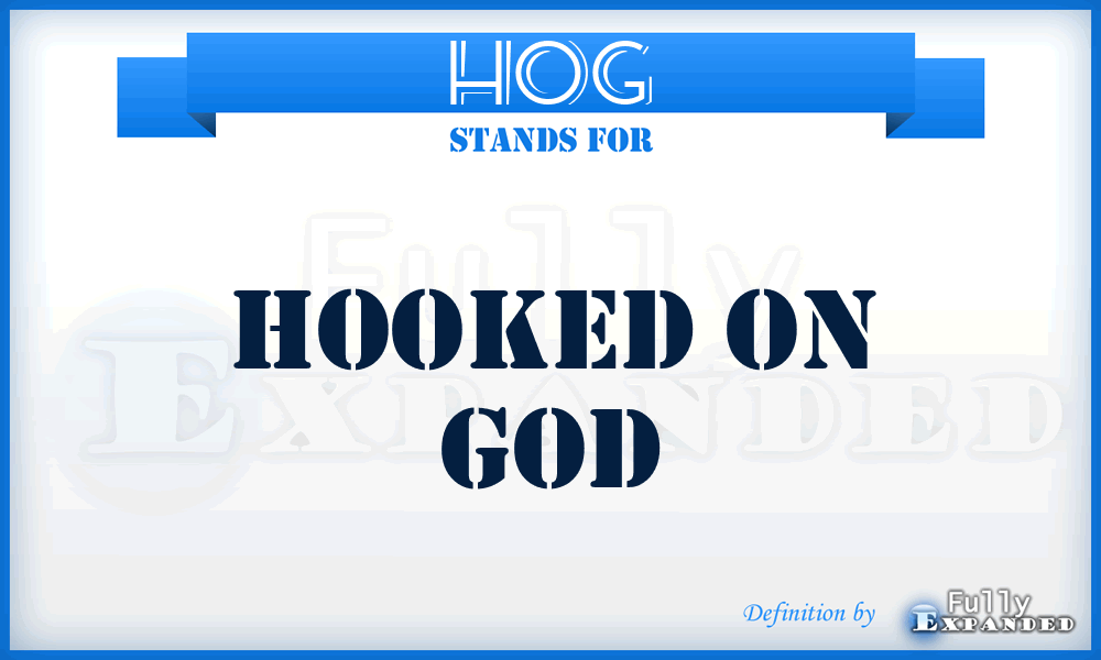 HOG - Hooked On God