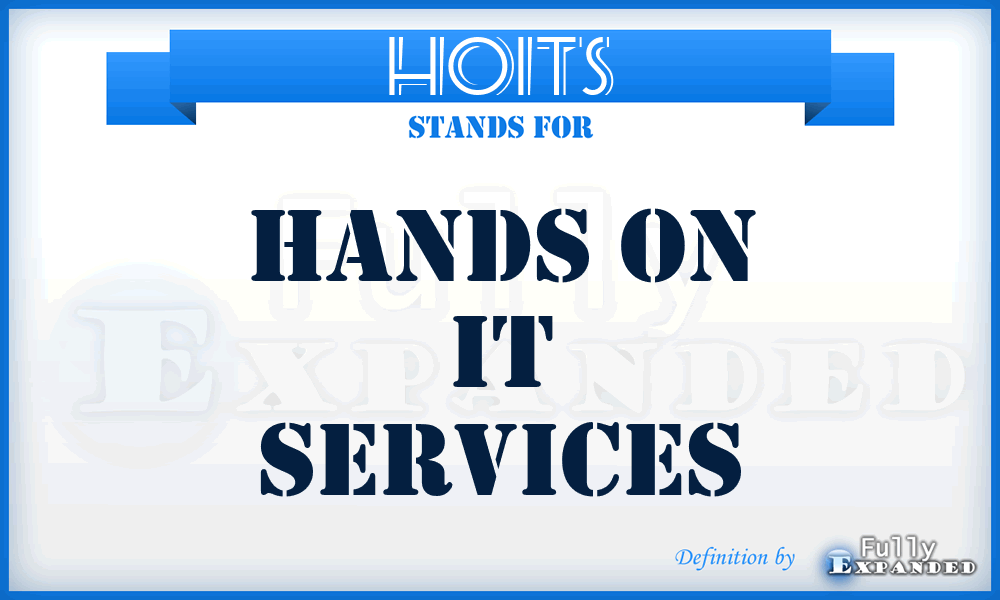 HOITS - Hands On IT Services
