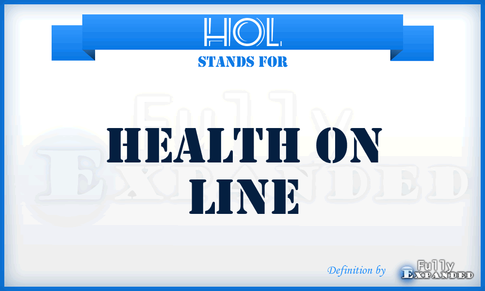 HOL - Health On Line