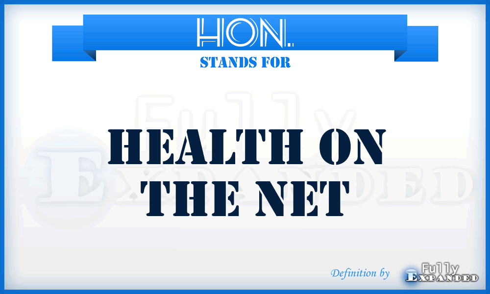 HON. - Health On the Net