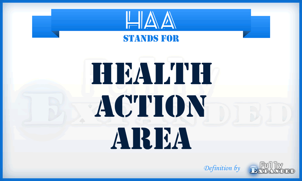 HAA - Health Action Area
