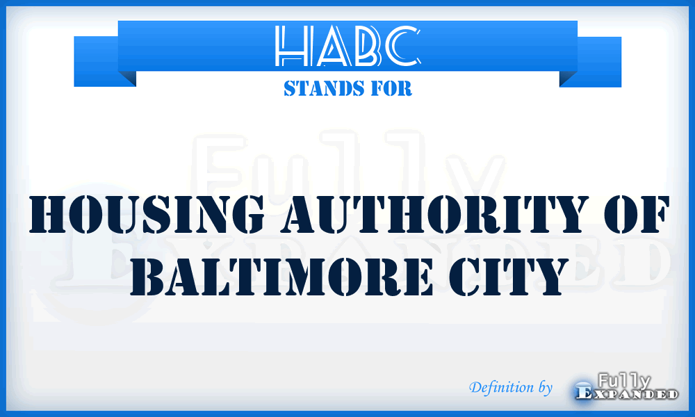 HABC - Housing Authority of Baltimore City