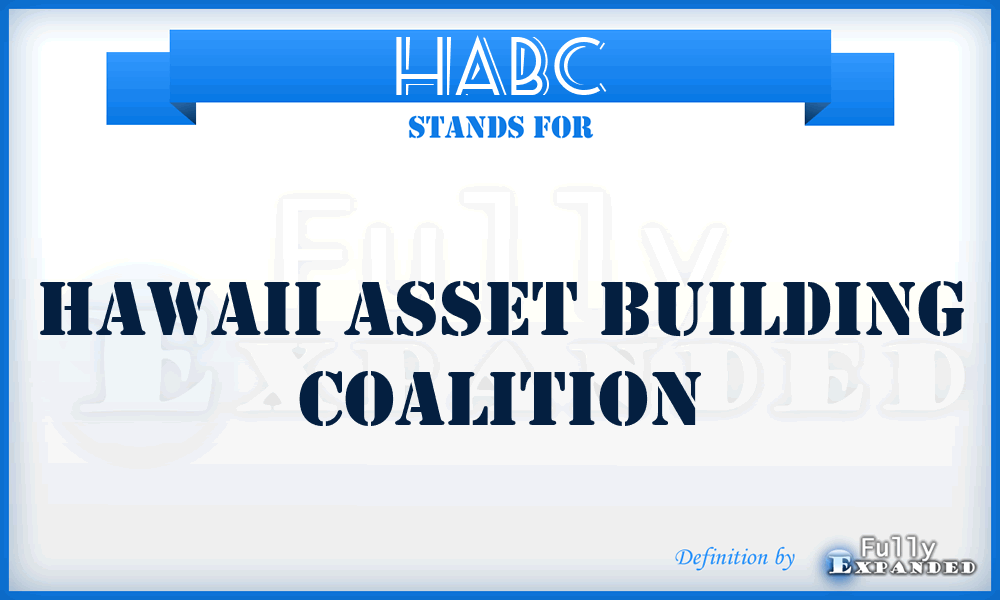 HABC - Hawaii Asset Building Coalition