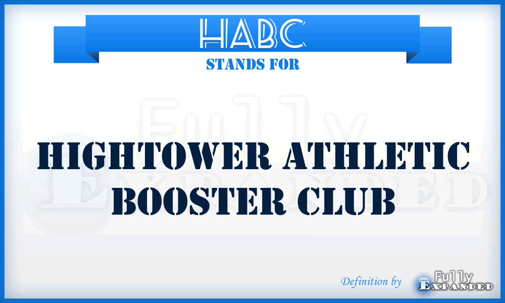 HABC - Hightower Athletic Booster Club