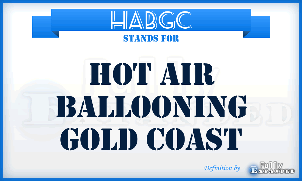 HABGC - Hot Air Ballooning Gold Coast