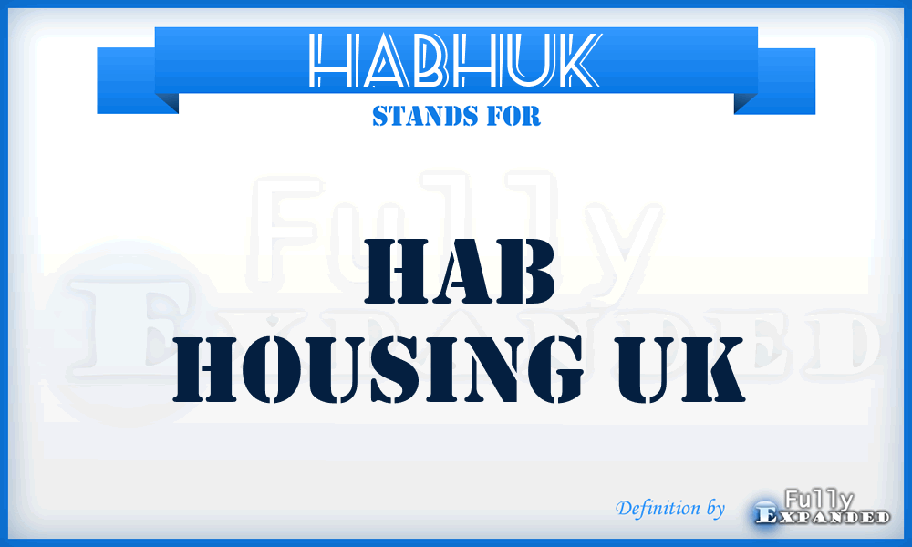 HABHUK - HAB Housing UK