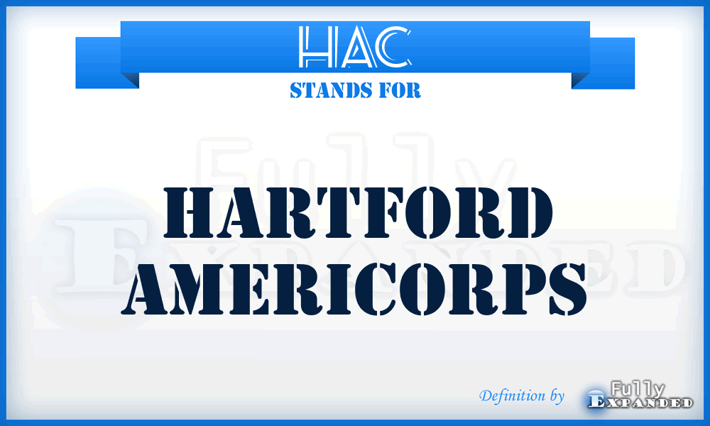 HAC - Hartford AmeriCorps