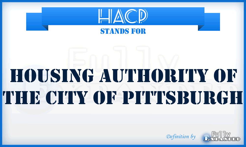 HACP - Housing Authority of the City of Pittsburgh