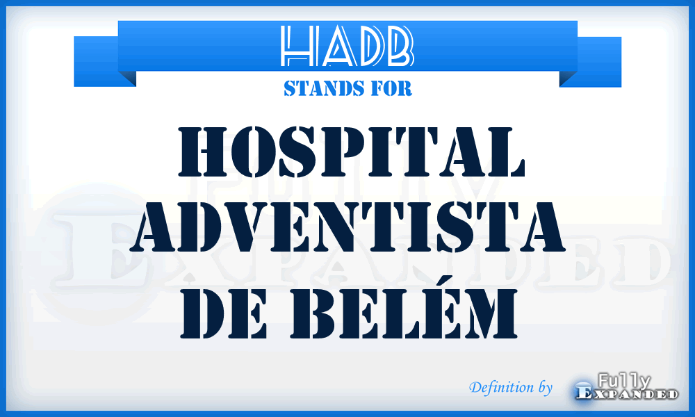 HADB - Hospital Adventista De Belém