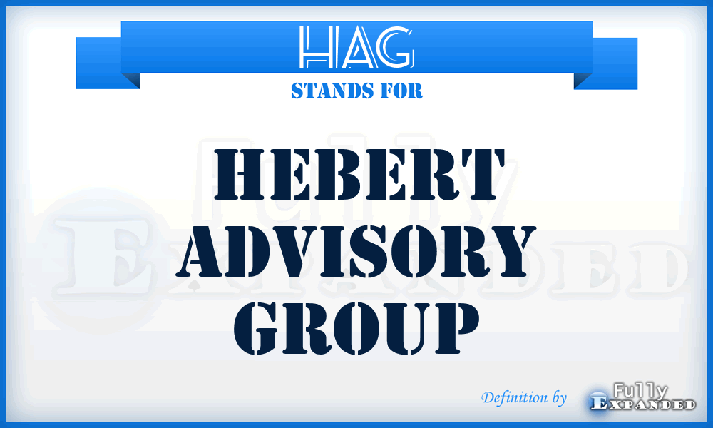 HAG - Hebert Advisory Group