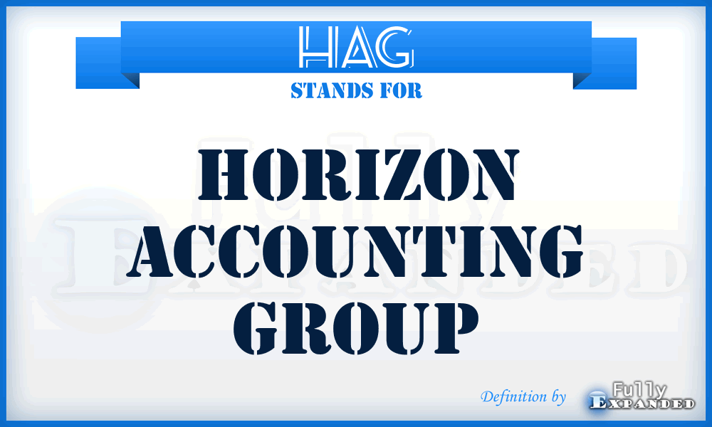 HAG - Horizon Accounting Group