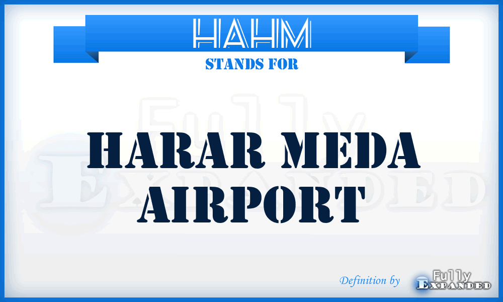 HAHM - Harar Meda airport