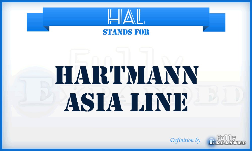HAL - Hartmann Asia Line