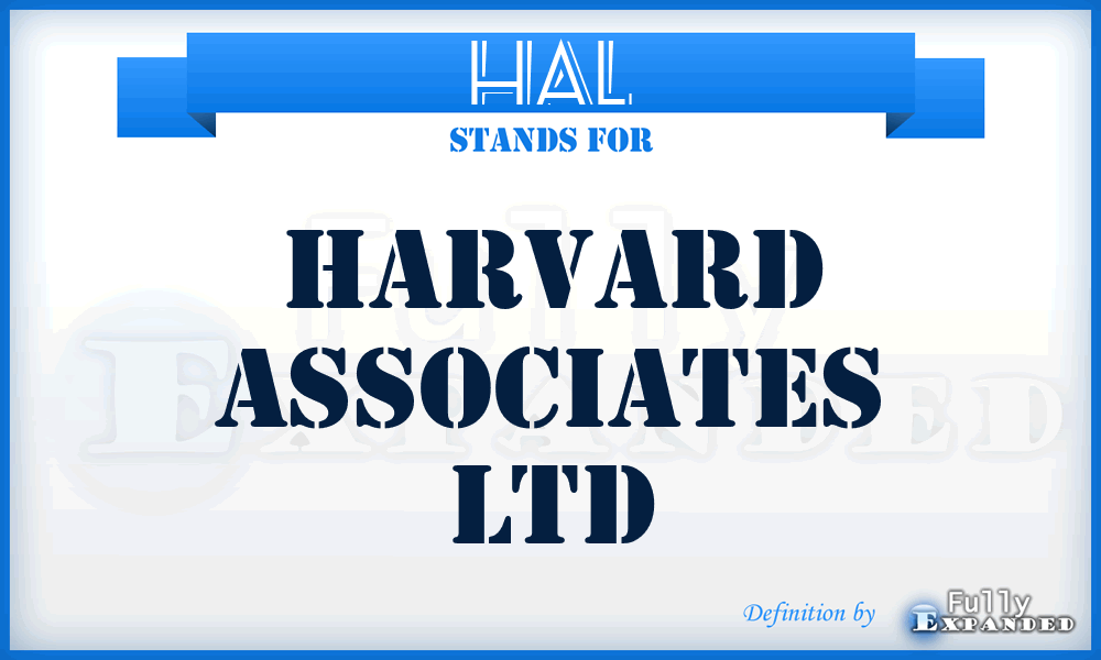 HAL - Harvard Associates Ltd