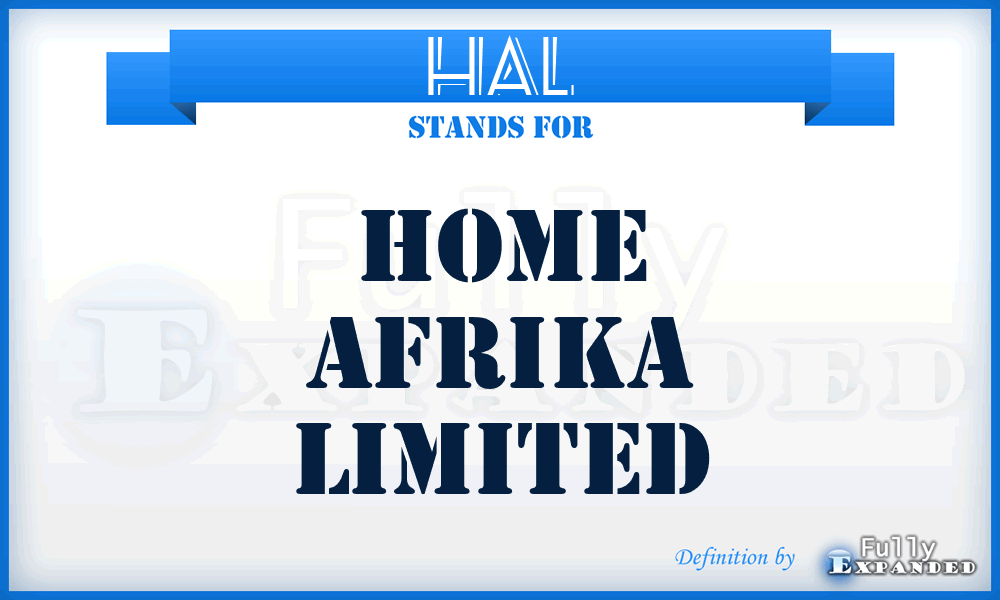 HAL - Home Afrika Limited