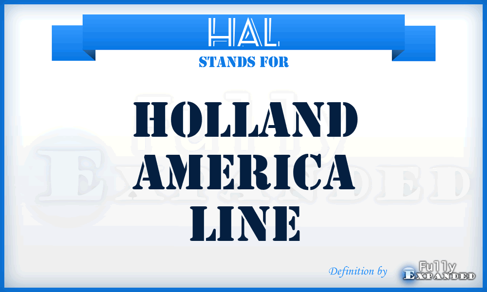 HAL - Holland America Line