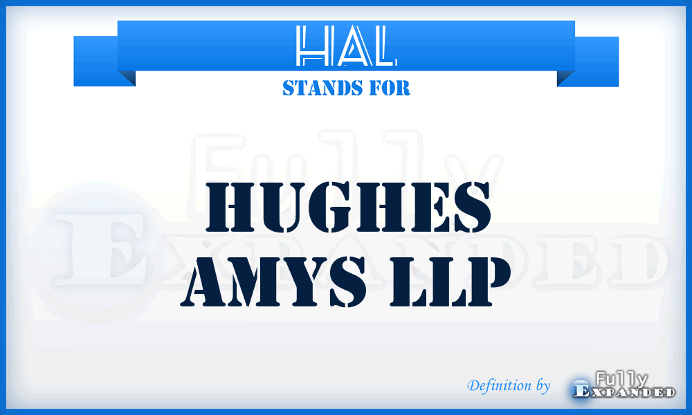 HAL - Hughes Amys LLP