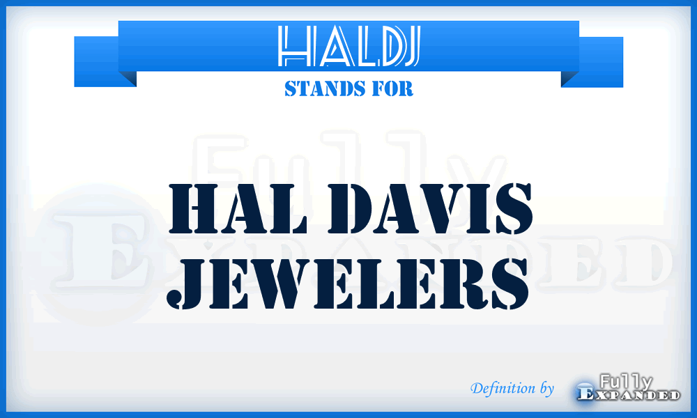 HALDJ - HAL Davis Jewelers