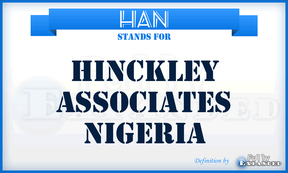 HAN - Hinckley Associates Nigeria