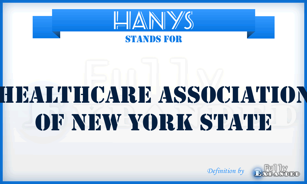 HANYS - Healthcare Association of New York State