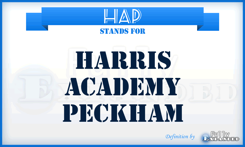 HAP - Harris Academy Peckham