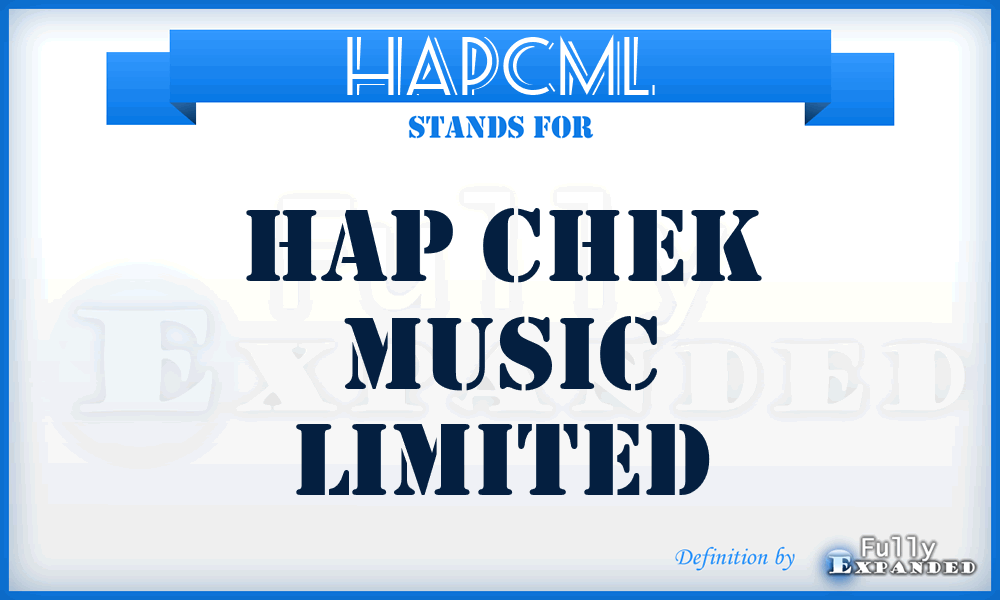 HAPCML - HAP Chek Music Limited
