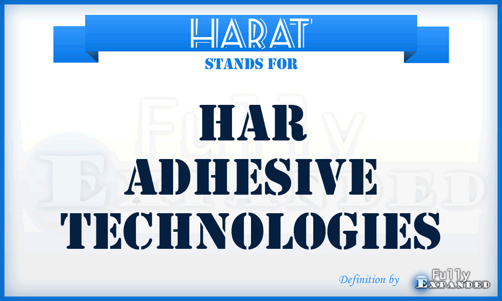 HARAT - HAR Adhesive Technologies