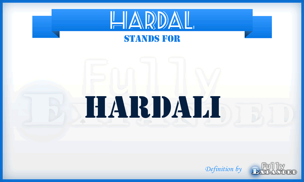 HARDAL - hardali