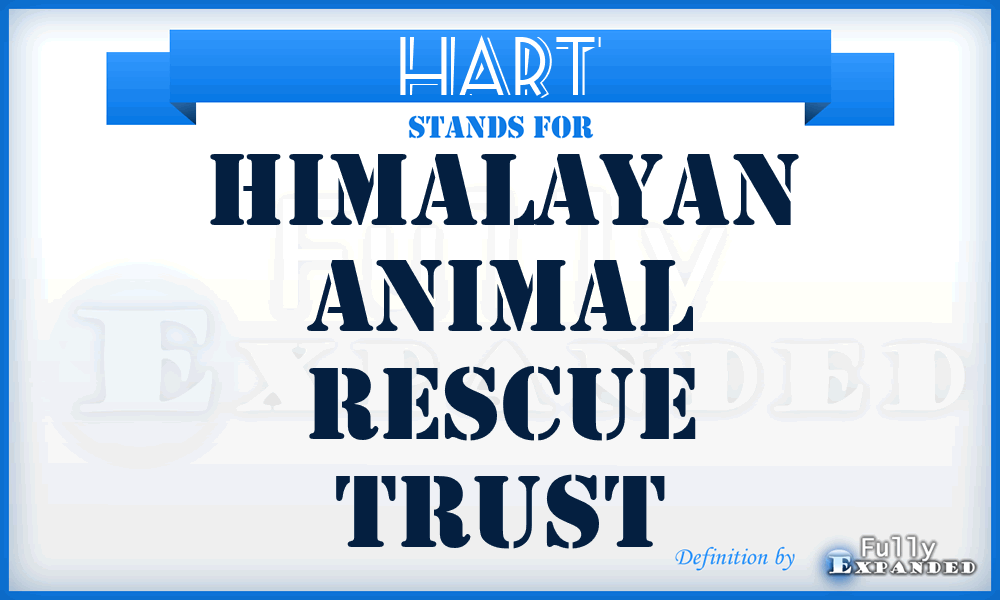 HART - Himalayan Animal Rescue Trust