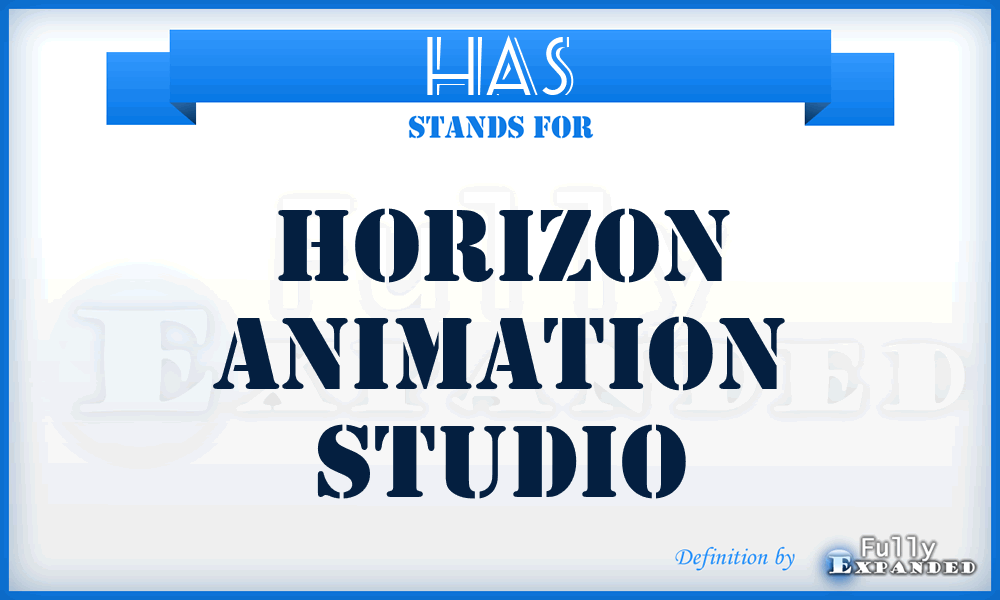 HAS - Horizon Animation Studio