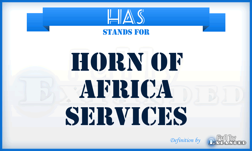 HAS - Horn of Africa Services