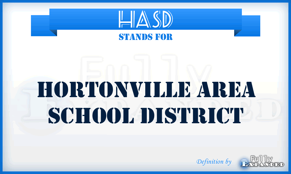 HASD - Hortonville Area School District