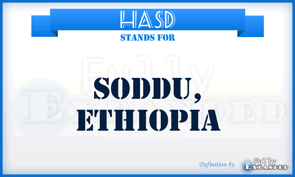 HASD - Soddu, Ethiopia